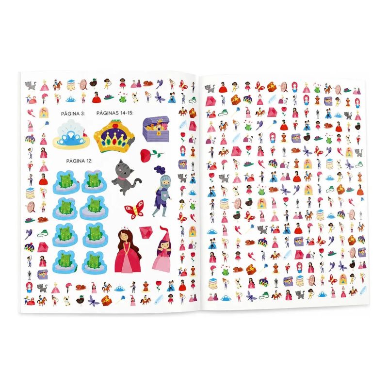 LABERINTOS DE PRINCESAS - MAS DE 300 STICKERS (Nuevo) - Miniatura 5