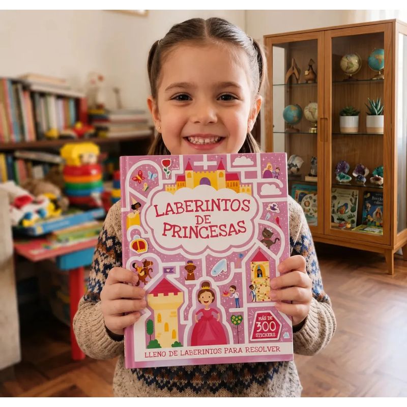 LABERINTOS DE PRINCESAS - MAS DE 300 STICKERS (Nuevo) - Miniatura 7