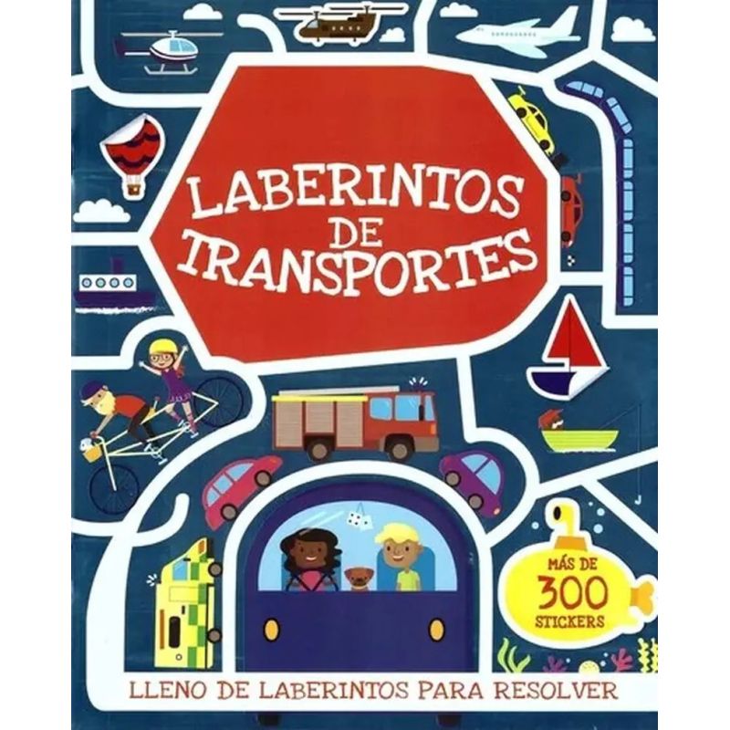 LABERINTOS DE TRANSPORTES - MAS DE 300 STICKERS (Nuevo)