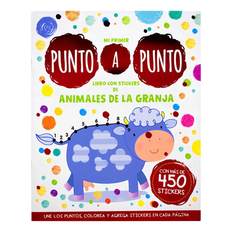 GRANJA - MI PRIMER PUNTO A PUNTO + 450 STICKERS (Nuevo)