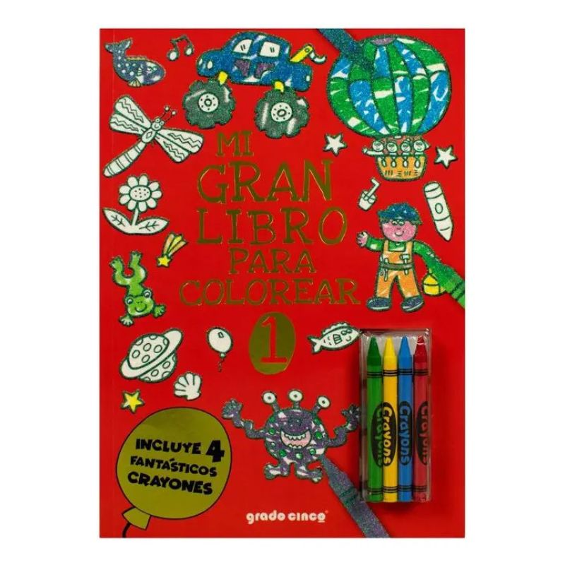 MI GRAN LIBRO PARA COLOREAR 1 - ROJO (Nuevo)