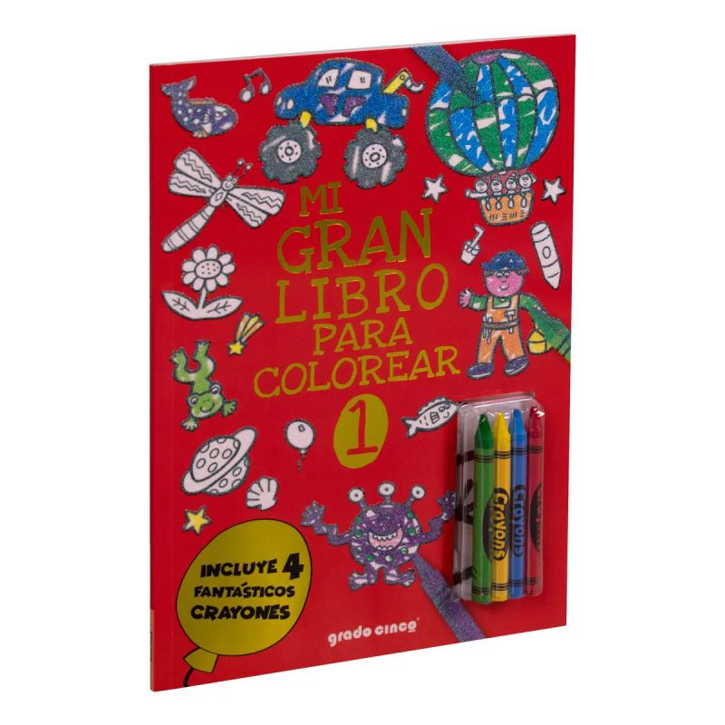 MI GRAN LIBRO PARA COLOREAR 1 - ROJO (Nuevo) - Miniatura 5