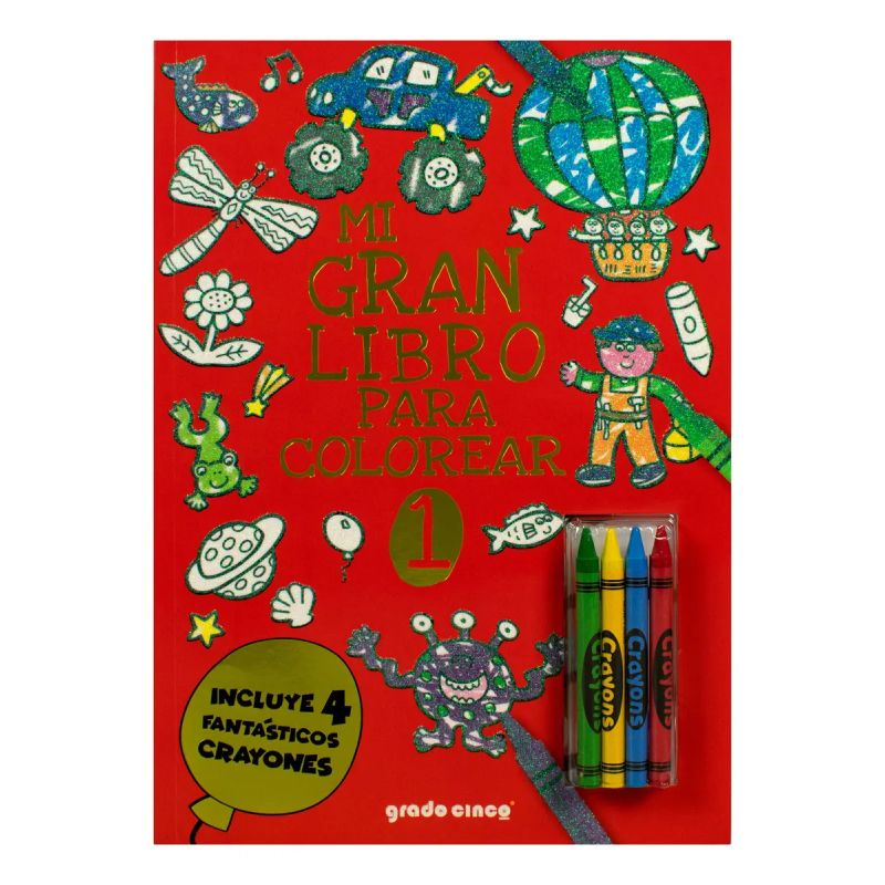 MI GRAN LIBRO PARA COLOREAR 1 - ROJO (Nuevo) - Miniatura 2
