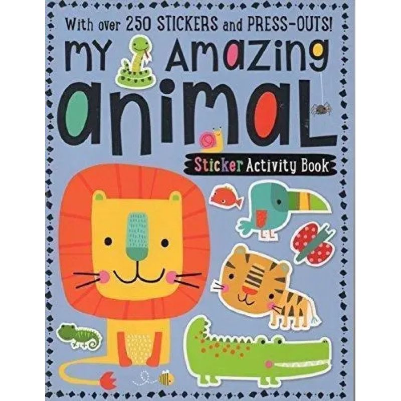 MY AMAZING ANIMALS - STICKER ACTIVITY BOOKS* (Nuevo)