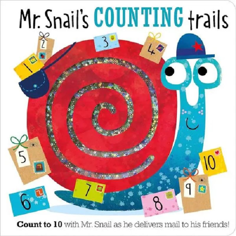 MR. SNAIL'S COUNTING TRAILS - BOARD BOOK (Nuevo)