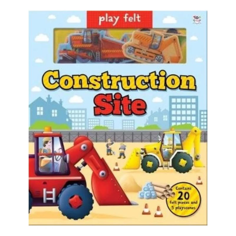 CONSTRUCTION SITE - SOFT FELT PLAY BOOK (HB)* (Nuevo)