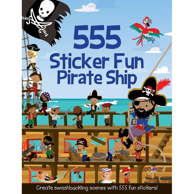 555 STICKER FUN - PIRATE SHIP (Nuevo)