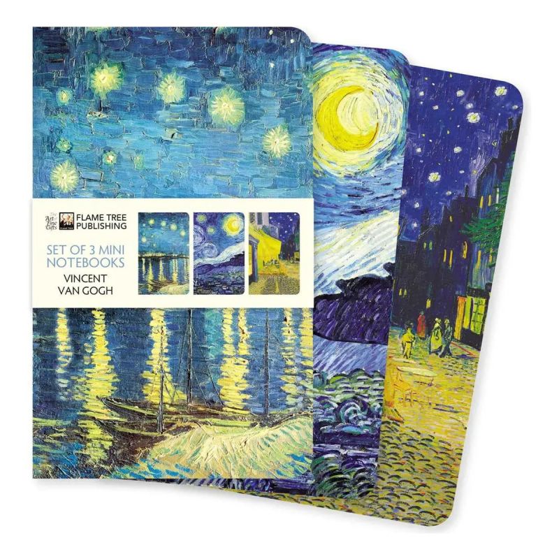 VINCENT VAN GOGH - SET OF 3 MINI NOTEBOOKS (Nuevo)