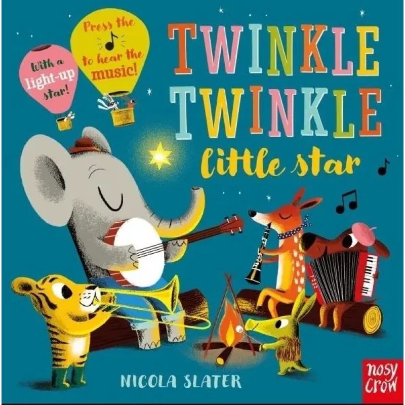 TWINKLE TWINKLE LITTLE STAR - WITH MUSIC + LIGHT UP STAR (BOARD BOOK) (Nuevo)