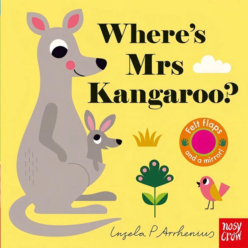 WHERE'S MRS KANGAROO? - FELT FLAPS - BOARD BOOK (Nuevo)