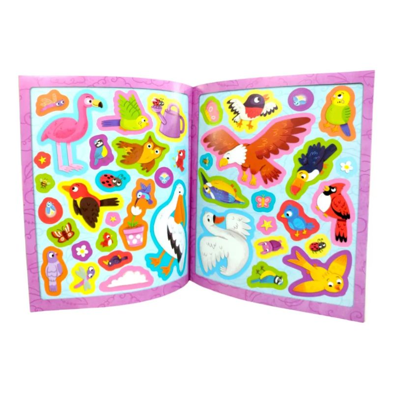 ANIMALES CON ALAS - LIBRO DE ACTIVIDADES CON STICKERS GRANDES (MAYUSCULA) (Nuevo) - Miniatura 2