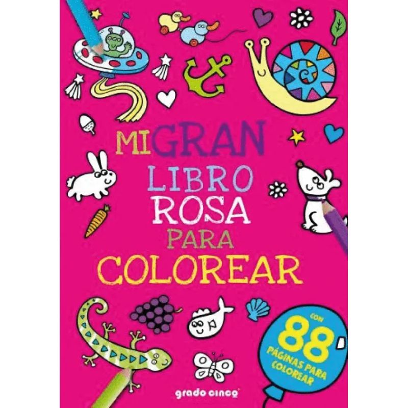 MI GRAN LIBRO PARA COLOREAR 5 - ROSA (Nuevo) - Miniatura 2