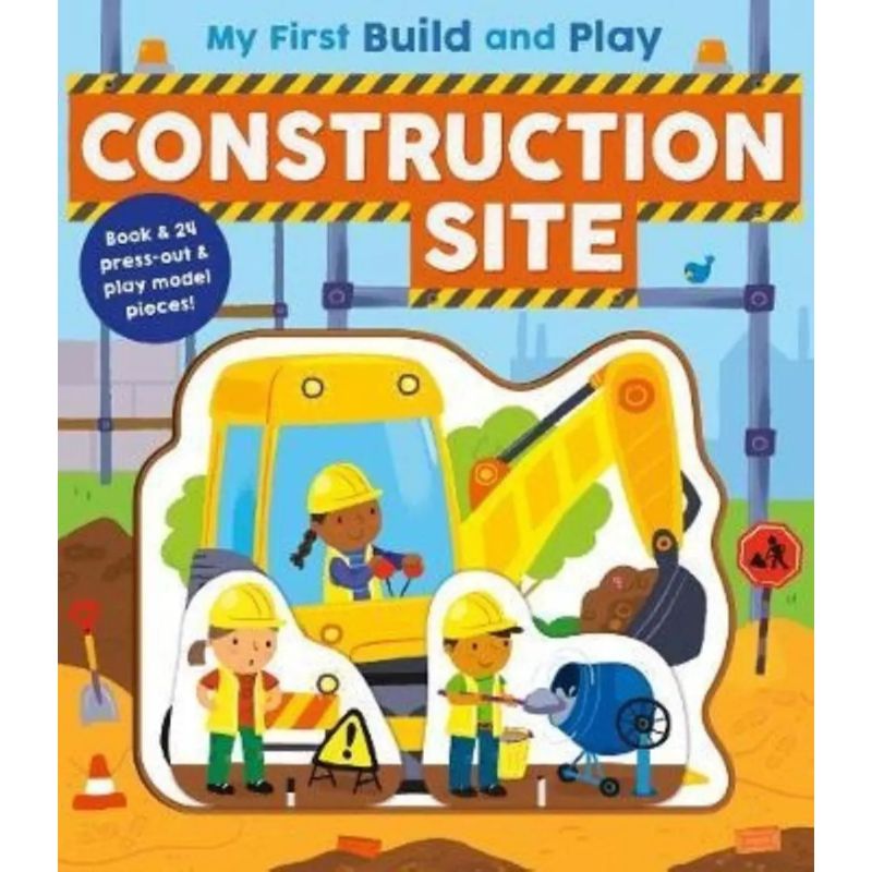 CONSTRUCTION SITE - MY FIRST BUILD AND PLAY - CARTONE (Nuevo)