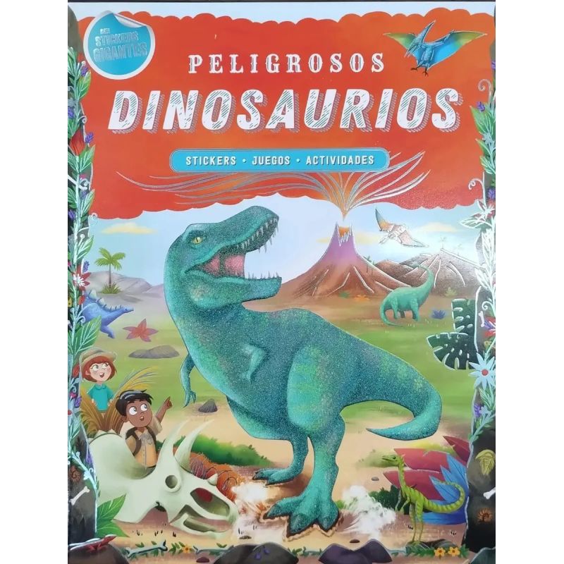 DINOSAURIOS - AVENTURAS CON STICKERS - STICKERS GIGANTES - Miniatura 2