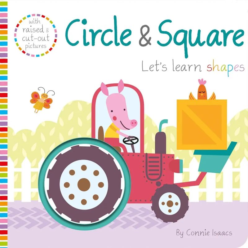 CIRCLE &amp; SQUARE - LET'S LEARN SHAPES - BOARD BOOK* (Nuevo)
