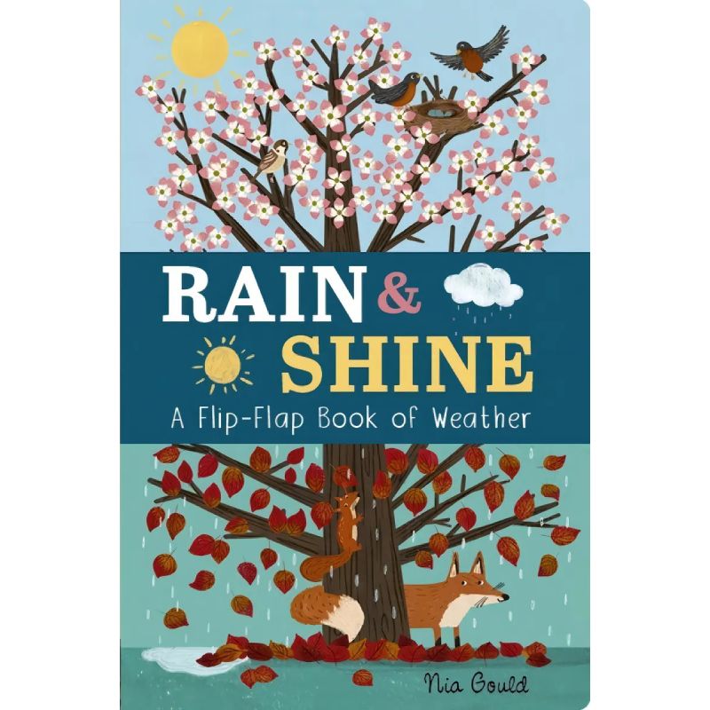RAIN AND SHINE - A FLIP-FLAP BOOK OF WEATHER - BOARD BOOK (Nuevo)