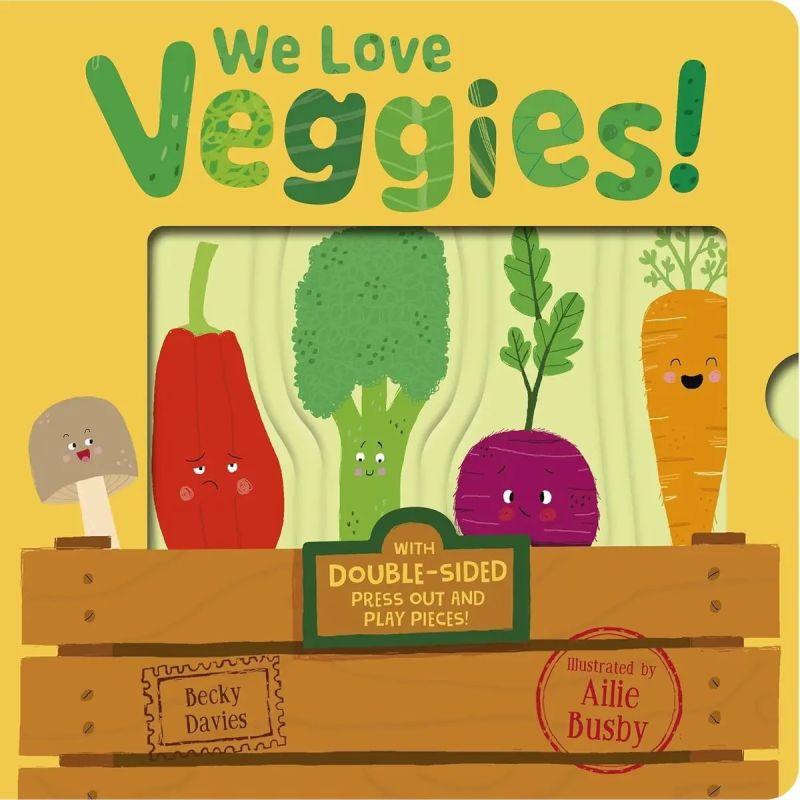 WE LOVE VEGGIES ! - BOARD BOOK (Nuevo)