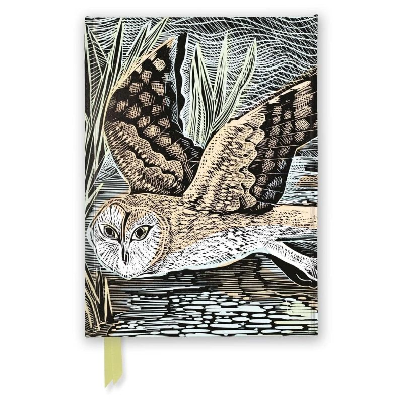 ANGELA HARDING - MARSH OWL - LUXURY FOILED JOURNALS - HB (Nuevo)