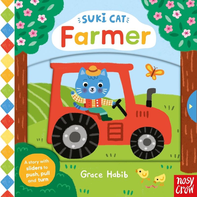 SUKI CAT - FARMER - BOARD BOOK (Nuevo)