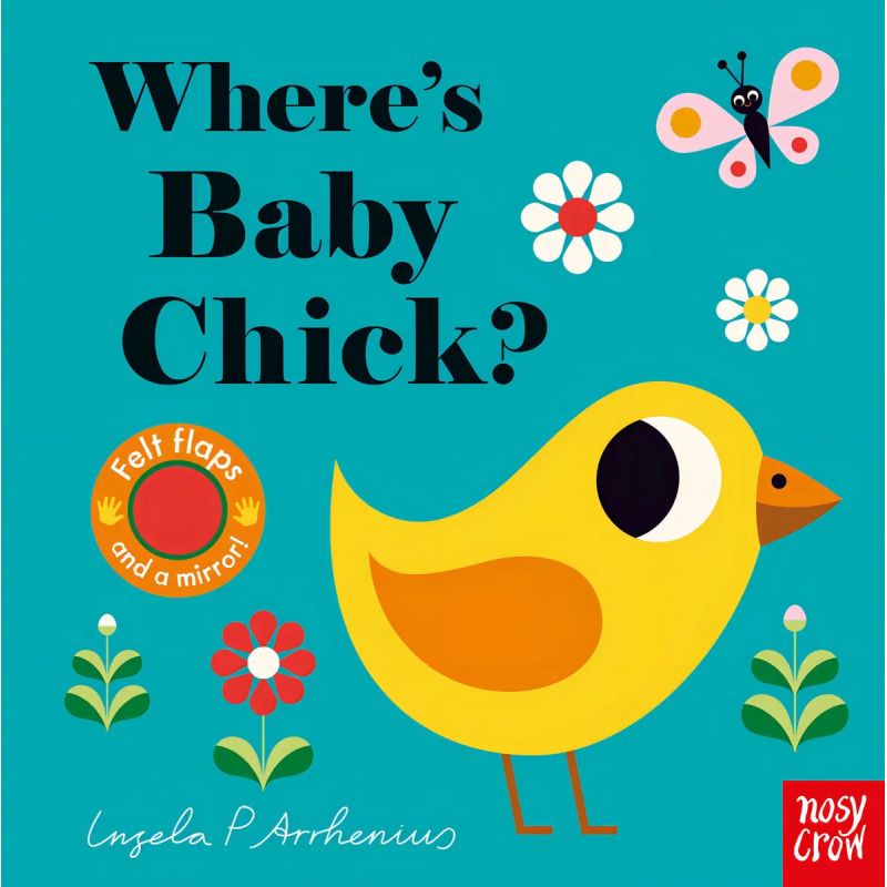 WHERE'S BABY CHICK? - FELT FLAPS - BOARD BOOK (Nuevo)