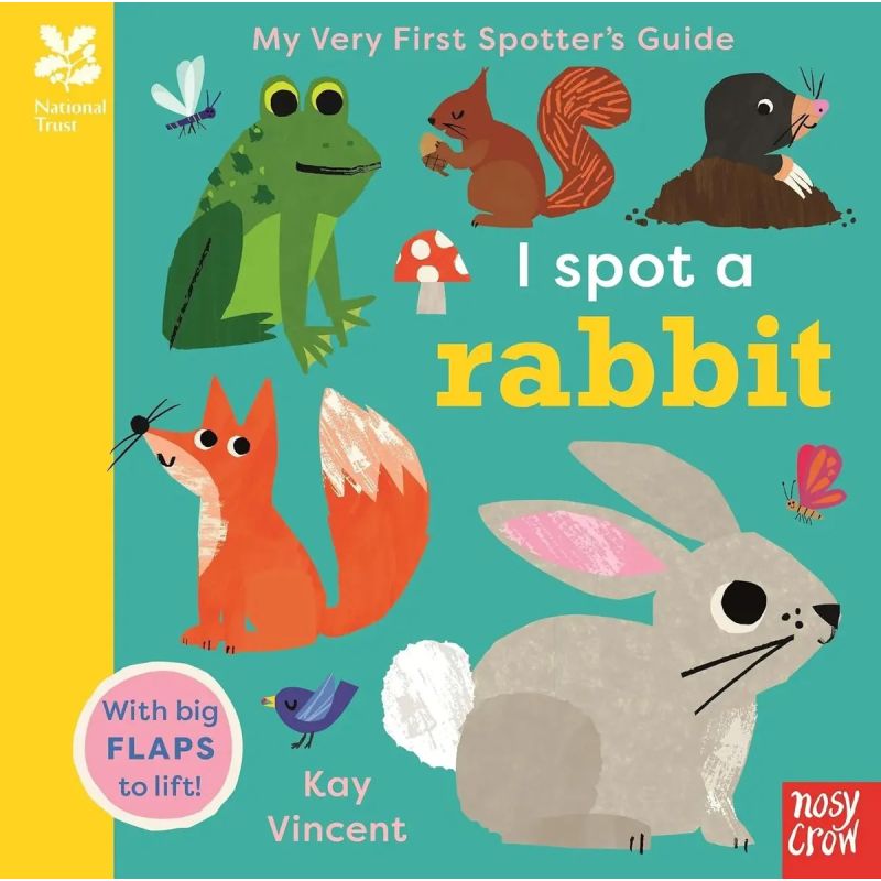 I SPOT A RABBIT - MY FIRST SPOTTER'S GUIDE - NATIONAL TRUST - BOARD BOOK (Nuevo)