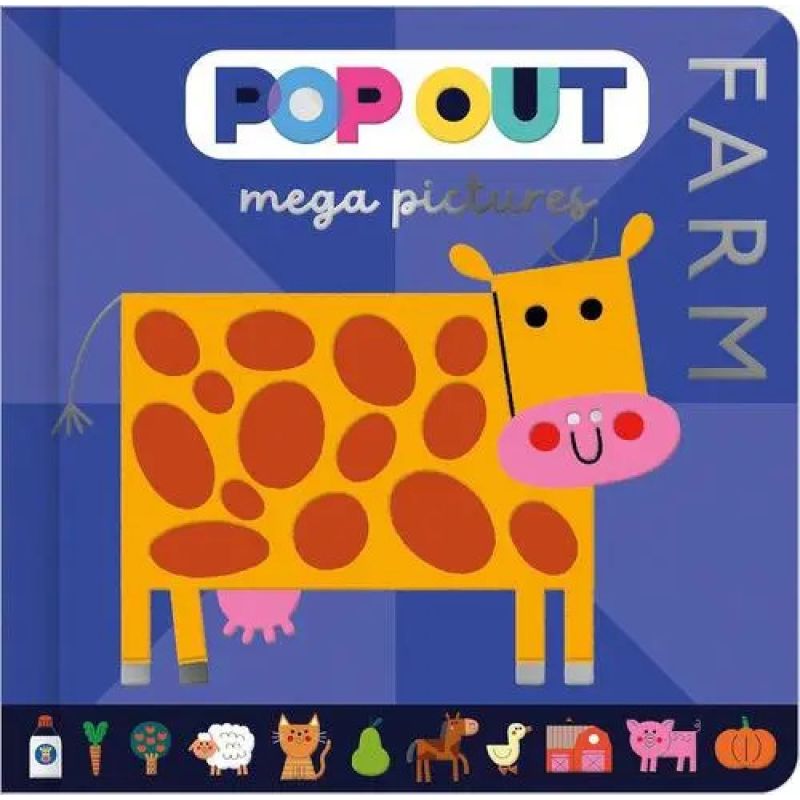 POP OUT MEGA PICTURES FARM - BOARD BOOK (Nuevo)