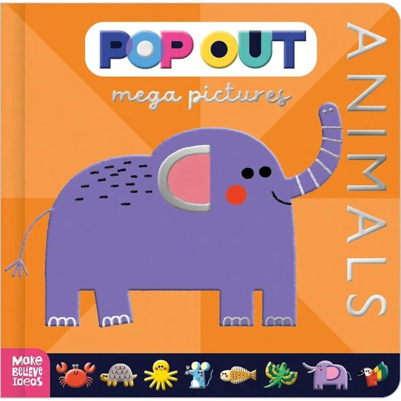 POP OUT MEGA PICTURES: ANIMALS - BOARD BOOK (Nuevo)