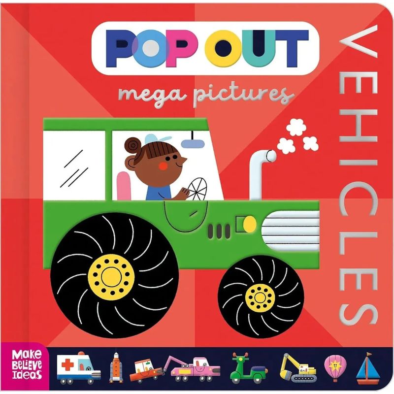 POP OUT MEGA PICTURES: VEHICLES - BOARD BOOK (Nuevo)