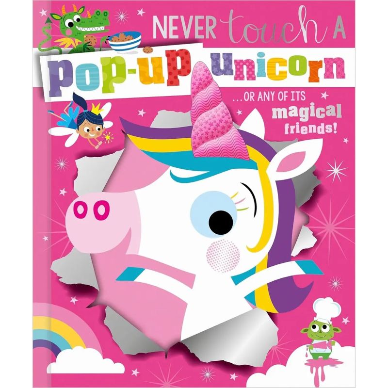NEVER TOUCH A POP-UP UNICORN - BOARD BOOK (Nuevo)