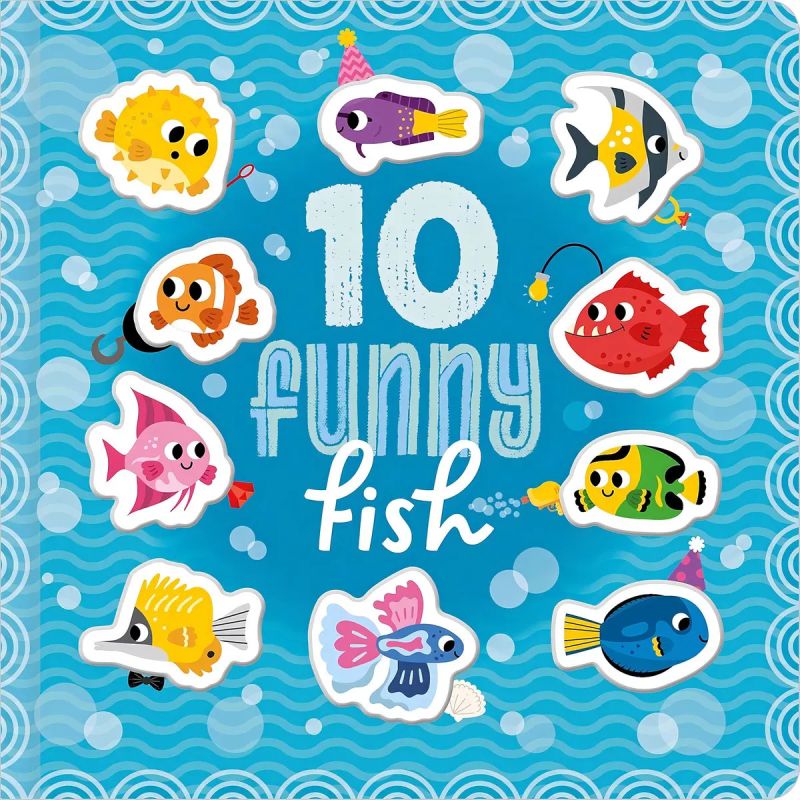 10 FUNNY FISH - BOARD BOOK (Nuevo)