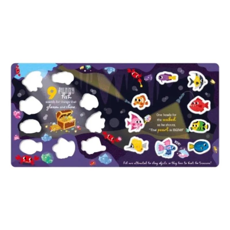 10 FUNNY FISH - BOARD BOOK (Nuevo) - Miniatura 2