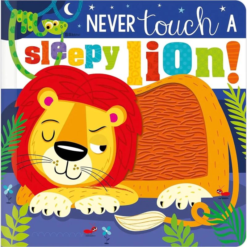 NEVER TOUCH A SLEEPY LION ! - BOARD BOOK (Nuevo)