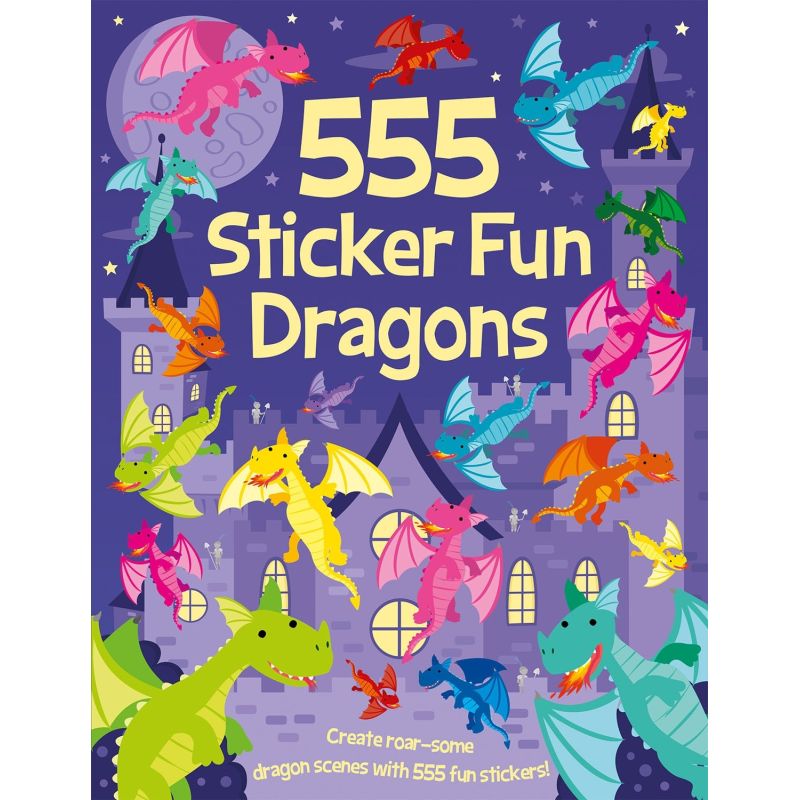 555 STICKER FUN DRAGONS (Nuevo)