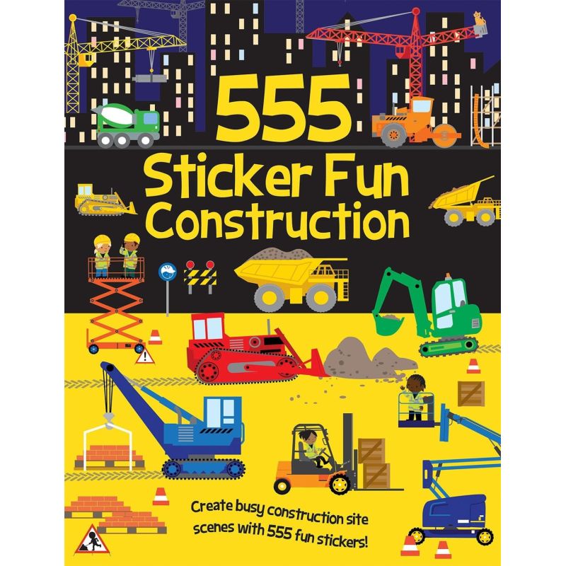 555 STICKER FUN CONSTRUCTION (Nuevo)