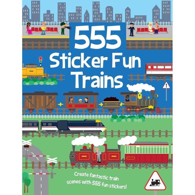 555 STICKER FUN TRAINS (Nuevo)