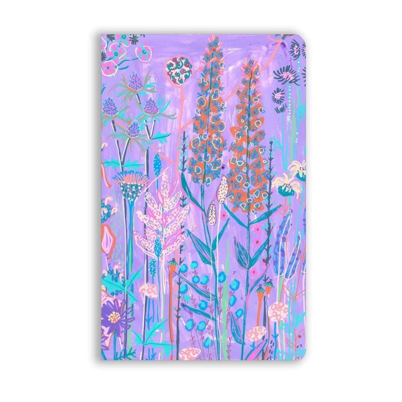 LUCY INNES WILLIAMS - PURPLE GARDEN HOUSE - SOFT TOUCH JOURNAL (Nuevo)