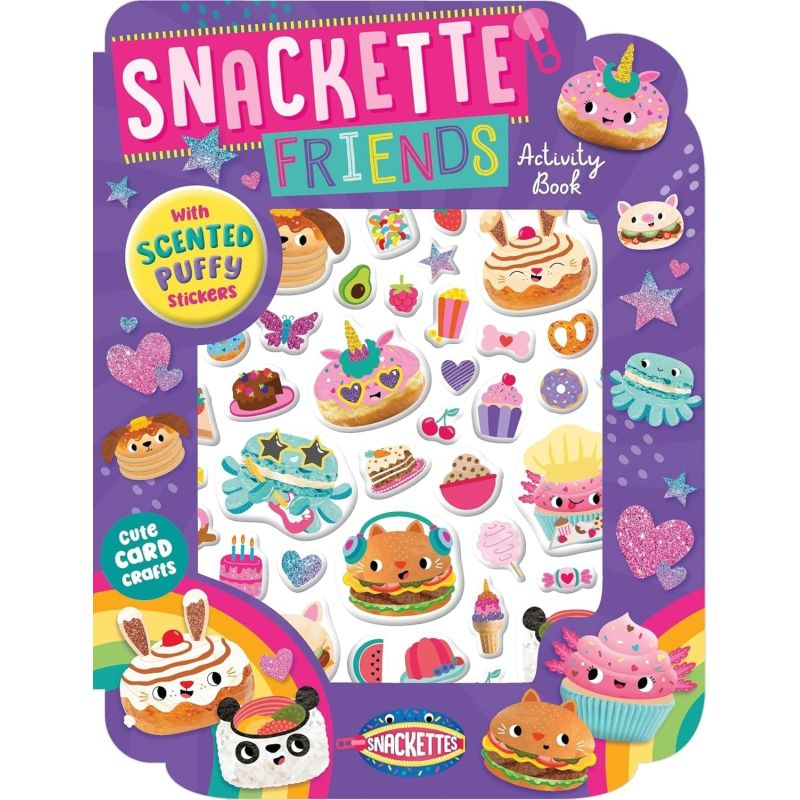 SNACKETTE FRIENDS WITH STICKERS - ACTIVITY BOOK (Nuevo)