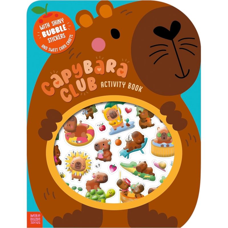 CAPYBARA CLUB ACTIVITY BOOK - BUBBLE STICKERS (Nuevo)