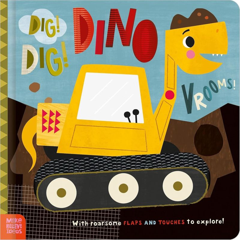 DIG ! DIG ! DINOVROOMS ! - BOARD BOOK (Nuevo)