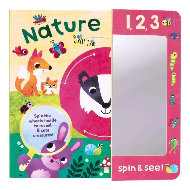 NATURE DETECTIVE - 1 2 3 SPIN &amp; SEE - BB WITH MIRROR (Nuevo)