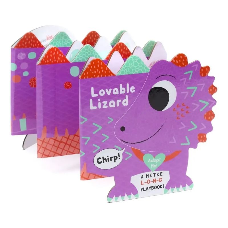LOVABLE LIZZARD - A METRE LONG PLAYBOOK - BB (Nuevo)