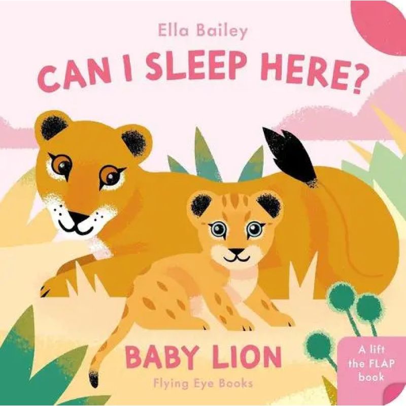 CAN I SLEEP HERE? BABY LION - BOARD BOOK (Nuevo)