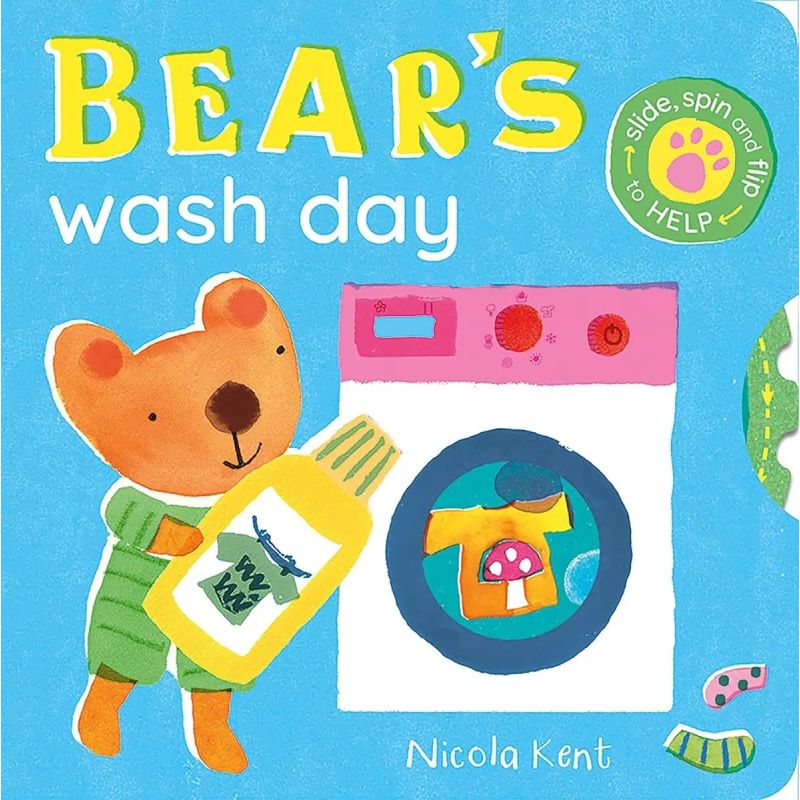 BEAR’S WASH DAY - BOARD BOOK (Nuevo)