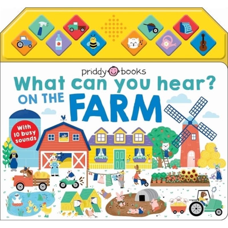 WHAT CAN YOU HEAR? ON THE FARM - BOARD BOOK (Nuevo)