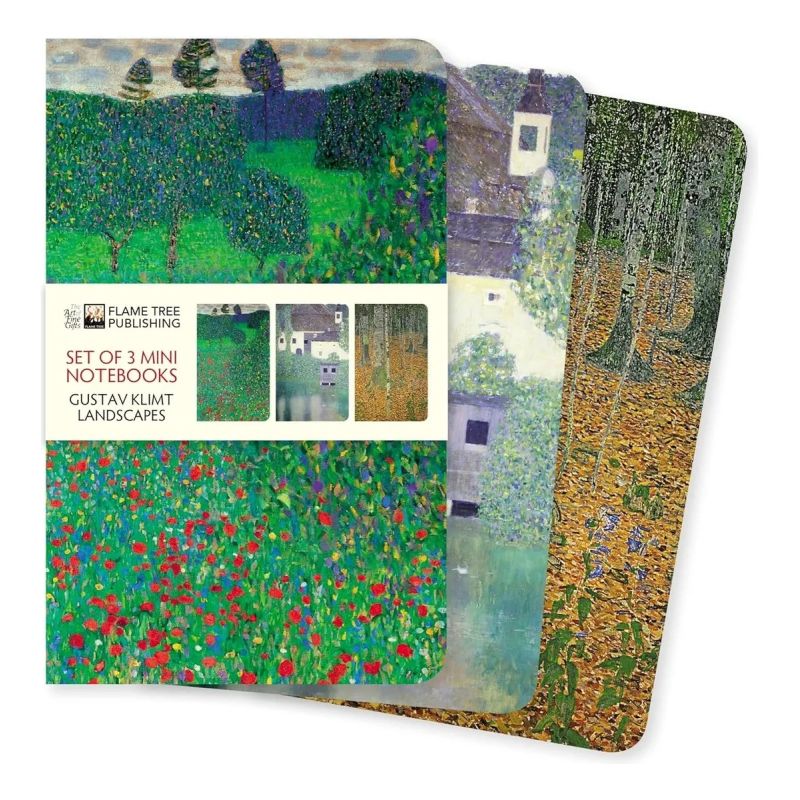 KLIMT LANDSCAPES - SET OF 3 MINI NOTEBOOKS (Nuevo)