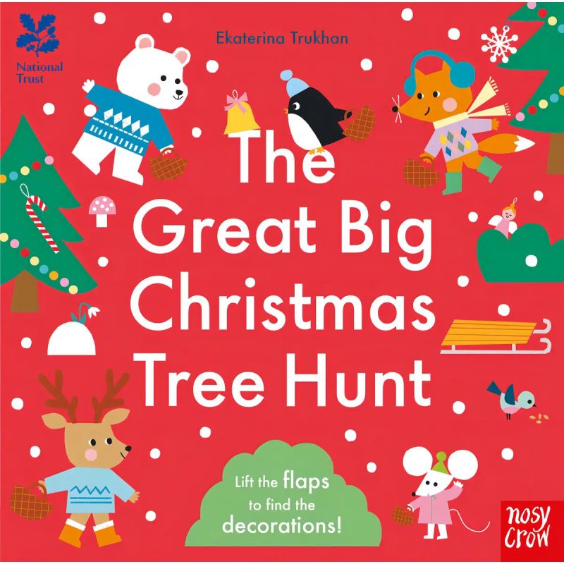 THE GREAT BIG CHRISTMAS TREE HUNT - NATIONAL TRUST - BOARD BOOK (Nuevo)