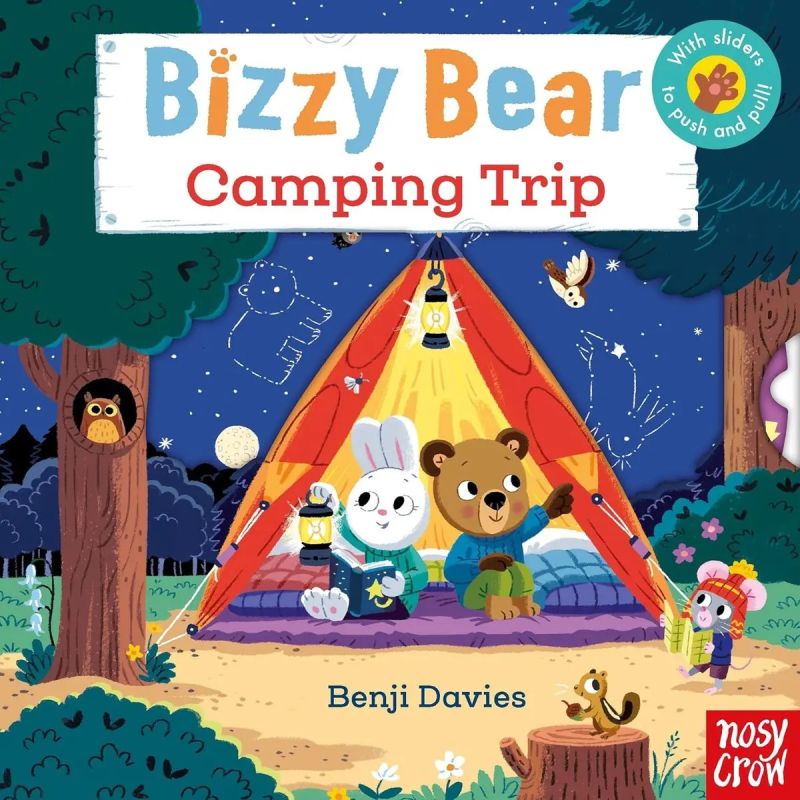 BIZZY BEAR - CAMPING TRIP - BOARD BOOK (Nuevo)