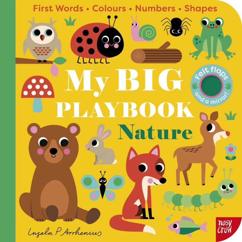MY BIG PLAYBOOK - NATURE - FIRST WORDS - COLOURS - NUMBERS - SHAPES - BOARD BOOK (Nuevo)