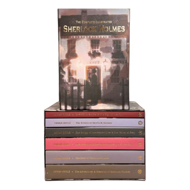 COMPLETE ILLUSTRATED SHERLOCK HOLMES, THE - WORDSWORTH CLASSICS - BOX SET 6 PB (Nuevo)