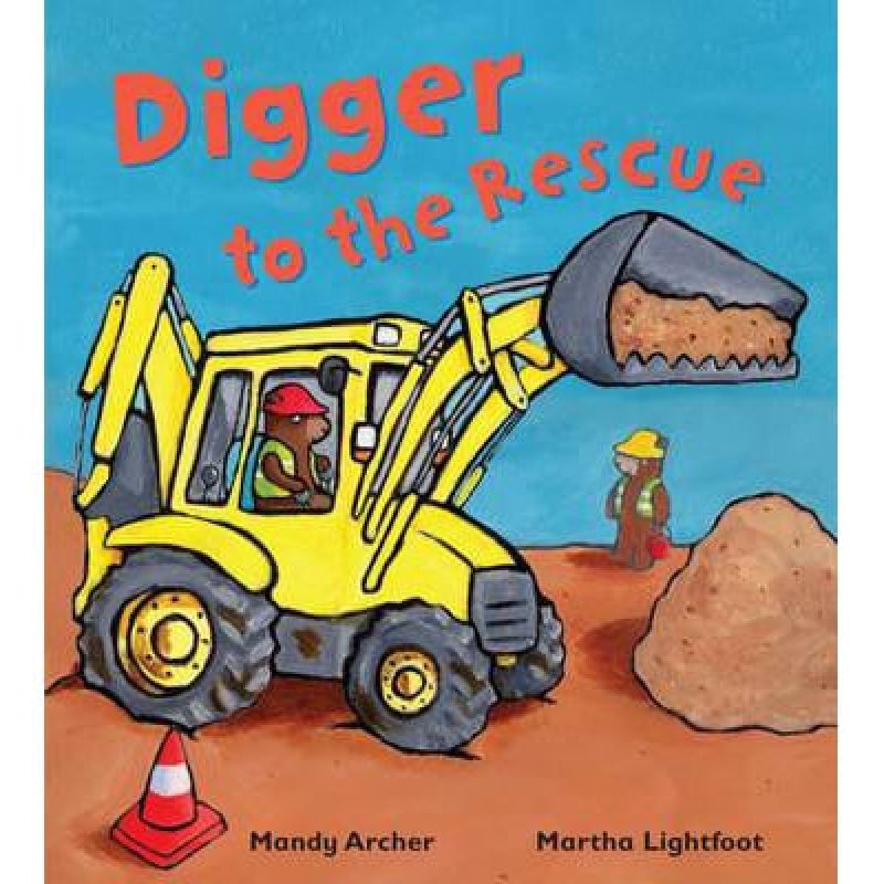 DIGGER TO THE RESCUE  (PB) - BUSY WHEELS* (Nuevo)